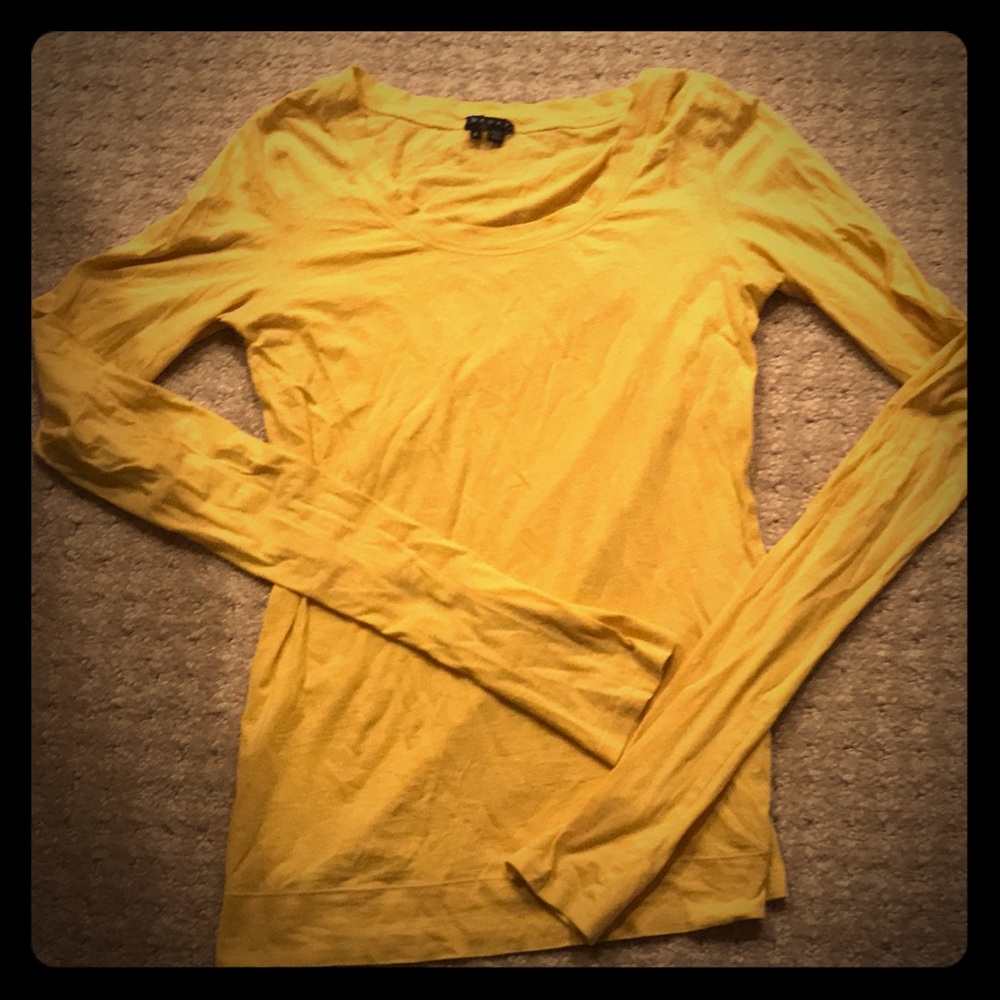 Theory yellow top